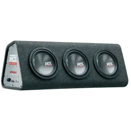 Acheter Direct Caisson amplifié reflex avec triple subwoofers 20cm 360W MTX Audio RTP8x3