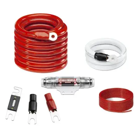 Acheter En Ligne Pack alimentation 50mm2 5mètres et porte fusible MTX Audio StreetWires ZNX50K