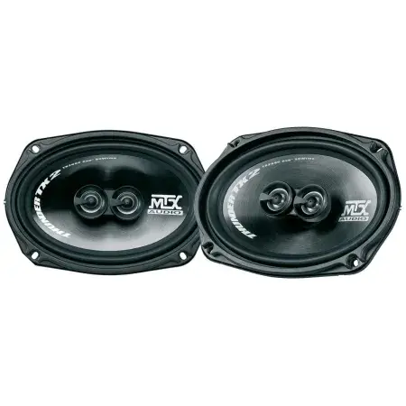 Haut-parleurs Coaxiaux 6"x9" 3 voies 80W RMS 4Ω MTX Audio TX269C Authentique