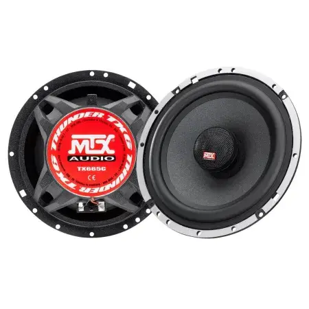 Quantité Limitée Haut-parleurs Coaxiaux Ø16,5cm 2 voies 90W RMS 4Ω MTX Audio TX665C