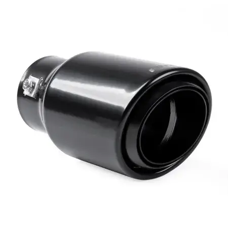 Embout d'échappement en acier inoxydable MT 024B noir AMIO Super Prix