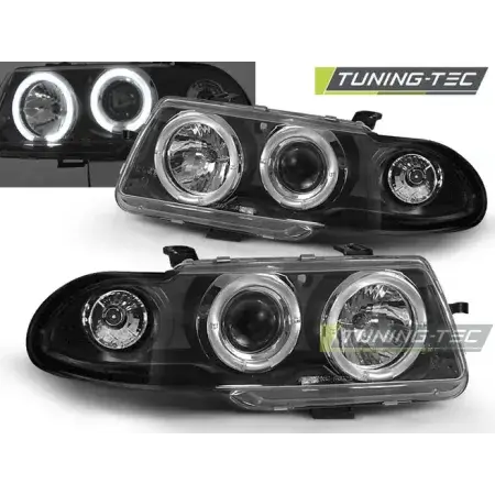 Phares Avant Angel Eyes Noir OPEL ASTRA F 09.91-08.94 Must-Have
