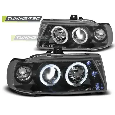 Commander Maintenant Phares Avant Angel Eyes Noir SEAT IBIZA / CORDOBA/ POLO VARIANT, SEDAN 10.93-08.99