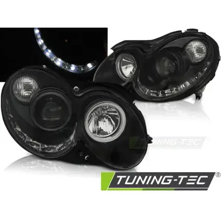 Acheter Direct Phares Avant Daylight Noir MERCEDES CLK W209 03-10
