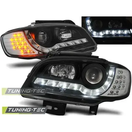 Phares Avant Daylight Noir SEAT IBIZA / CORDOBA 09.99-03.02 Acheter En Ligne