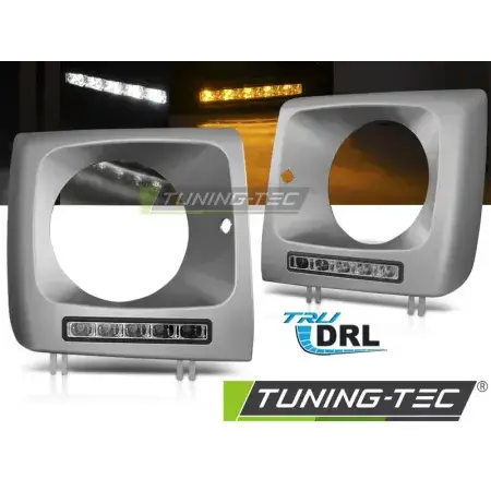 Acheter Direct Phares Avant LED DRL Argent MERCEDES W461,W463 01-12