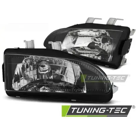 Super Prix Phares Avant Noir HONDA CIVIC 09.91-08.95 2 et 3 portes