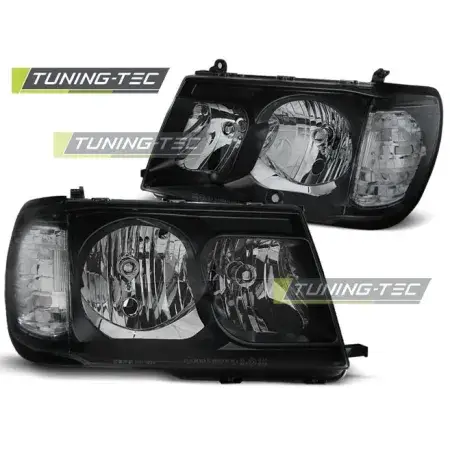 Vente Directe Phares Avant Noir TOYOTA LAND CRUISER FJ100 98-04