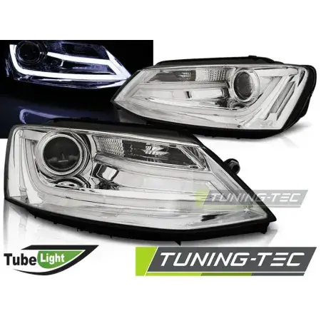 Phares Avant Tube Light Chrome VW JETTA 6 1.11-18 Promotion Saisonnière