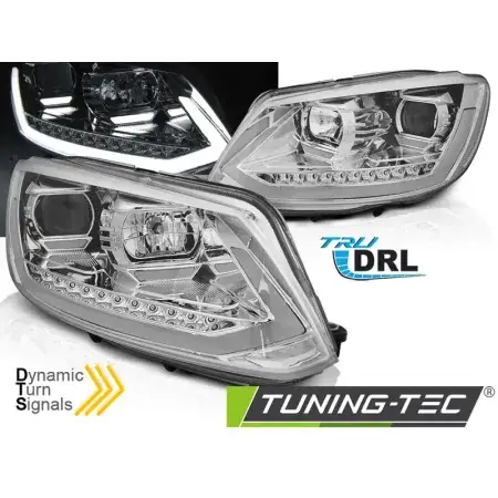 Offre Spéciale Phares Avant Tube Light DRL Chrome SEQ VW TOURAN 2 08.10-15