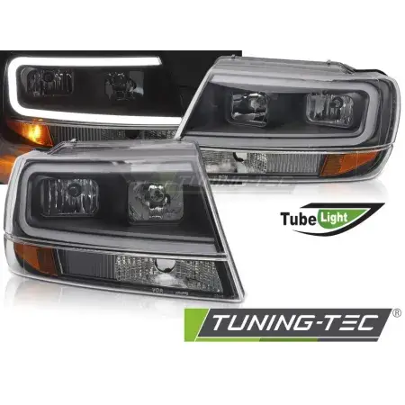 Phares Avant Tube Light Noir JEEP GRAND CHEROKEE 99-05.05 Prix Promo