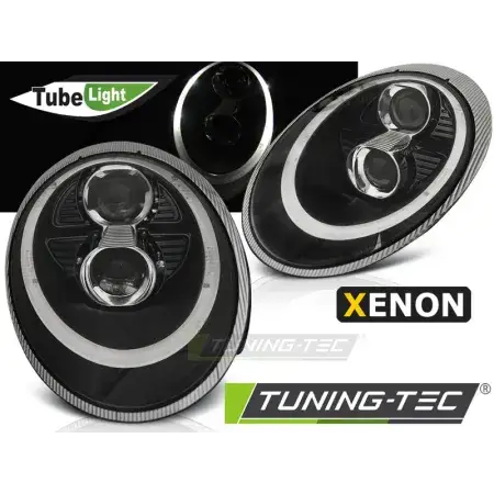 Phares Avant Xenon Tube Light Noir PORSCHE 911 (997) 04-09 Commande En Gros