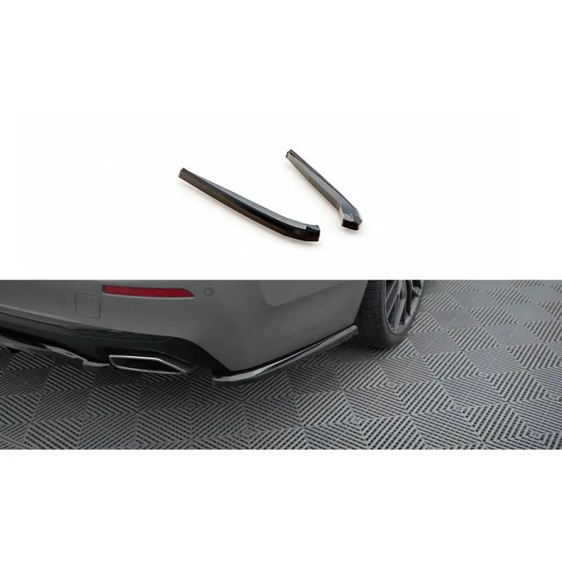 Meilleur Choix LAMES DE PARE-CHOCS ARRIERE LATERALES BMW 5 G30 - G31 FACELIFT - MAXTONDESIGN - FINITION: NOIR BRILLANT