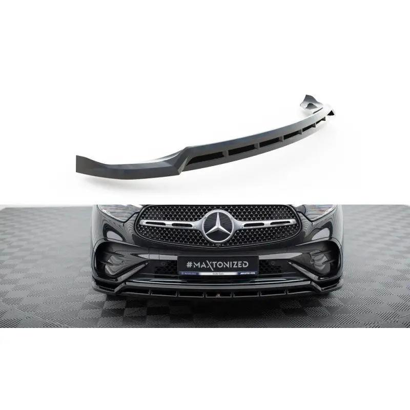 Prix Promo LAME DU PARE-CHOCS AVANT MERCEDES-BENZ GLC AMG-LINE X254 - MAXTONDESIGN - FINITION NOIR BRILLANT