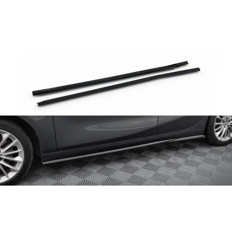 Retour Gratuit RAJOUTS DES BAS DE CAISSE BMW 1 F40 STANDARD + BMW SERIE 2 F44 GRAN COUPE - MAXTONDESIGN - FINITION NOIR BRILLANT