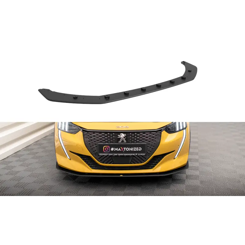 STREET PRO LAME DU PARE-CHOCS AVANT PEUGEOT 208 GT MK2 - MAXTONDESIGN Haute Qualité