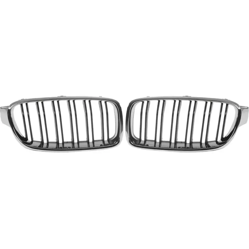 CALANDRE LOOK M3 POUR BMW SERIE 3 LIM/TOUR F30/31 (11-15) - NOIR/CHROME Acheter En Ligne
