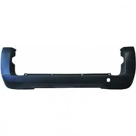 PARE CHOC ARRIERE CITROEN NEMO (08-17) & PEUGEOT BIPPER (08-17) & FIAT FIORINI/QUBO (07-17) - NOIR - POUR VEHICULE AVEC DOUBLE P Prix Promo