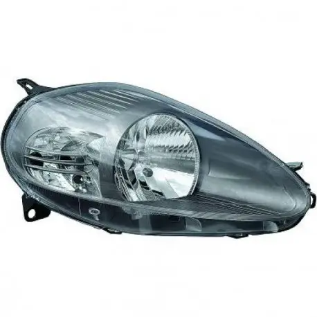 PHARE AVANT GAUCHE FIAT GRANDE PUNTO (05-08) - H4 - DEPO/TYC - ANTHRACITE Certifié