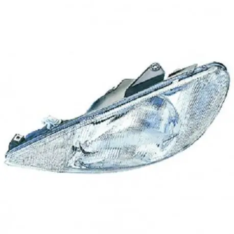 PHARE AVANT GAUCHE PEUGEOT 206 (98-08) - H4 - AVEC REGLAGE HAUTEUR - DEPO/TYC Produit De Marque