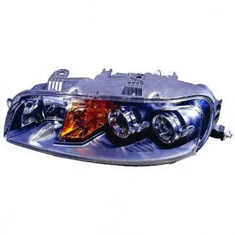 Certifié PHARE AVANT GAUCHE FIAT PUNTO (99-00) - DEPO/TYC - H3/H7/H7 - AVEC FEU ANTIBROUILLARD