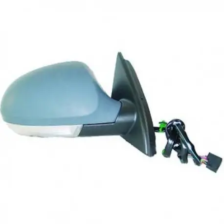 RETROVISEUR DROIT VW PASSAT 3C B6 (05-10) - 8 PINS -RABATTABLE ELECTRIQUEMENT - CHAUFFANT - A PEINDRE - AVEC CLIGNOTANT Réduction
