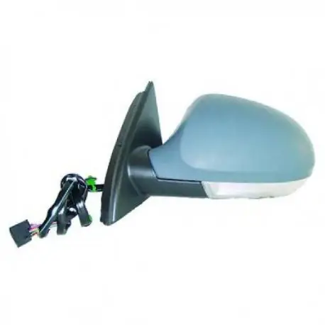 Livraison Express RETROVISEUR GAUCHE VW PASSAT 3C B6 (05-10) - 6 PINS - ELECTRIQUE - CHAUFFANT - A PEINDRE - AVEC CLIGNOTANT