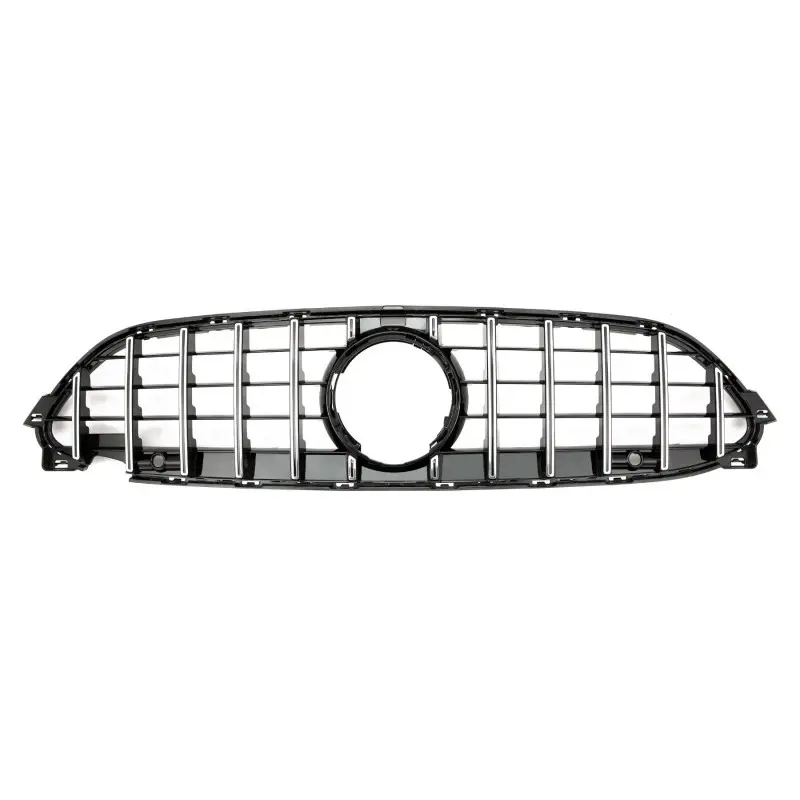 Solde GRILLE DE RADIATEUR - CALANDRE GT-R LOOK POUR MERCEDES CLASSE CLE C236 A236 PANAMERICANA NOIR & CHROME - AUSSI POUR 360° (24-25)