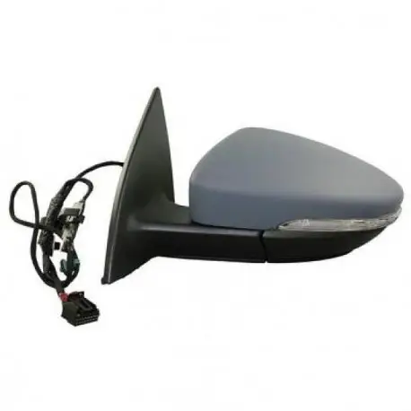 RETROVISEUR GAUCHE VW EOS (06-10) - REGLAGE ELECTRIQUE - CHAUFFANT - RABATTABLE - LAMPE - AVEC COQUE À PEINDRE - CLIGNOTANT Expédié Aujourd’hui