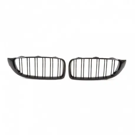 Expédition Rapide CALANDRE LOOK M4 BMW SÉRIE 4 F32/F33/F36 - (14-19) - DOUBLE NOIR BRILLANT