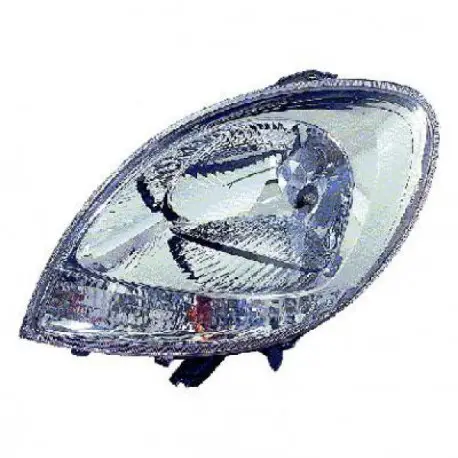 Soldes PHARE AVANT GAUCHE RENAULT KANGOO (03-07) & NISSAN KUBISTAR (03-09) - H4 - AVEC REGLAGE HAUTEUR - DEPO/TYC - AVEC CLIGNOTANT BLA