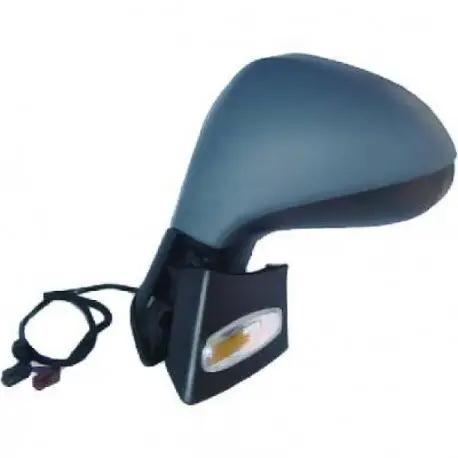 RETROVISEUR DROIT PEUGEOT 207 (06-12) - SE RABAT ELECTRIQUEMENT - CHAUFFANT - A PEINDRE - AVEC CLIGNOTANT Pas Cher