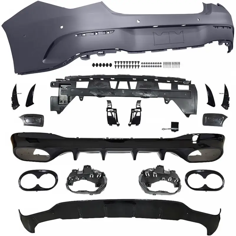 PARE-CHOCS ARRIERE LOOK CLA45AMG POUR MERCEDES CLA C118 W118 (19-25) - BERLINE - PAS POUR SHOOTING BRAKE Usine Directe