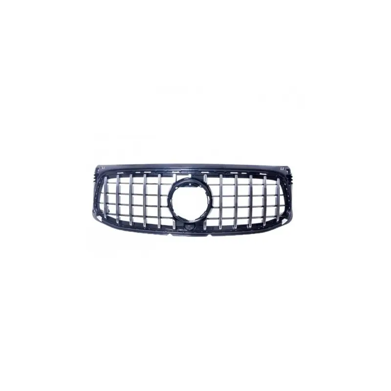 Vente Flash GRILLE DE CALANDRE LOOK GT - GTR PANAMERICANA POUR MERCEDES CLASSE GLB SUV X247 (23-26) - NOIR/CHROME - POUR PACK AMG
