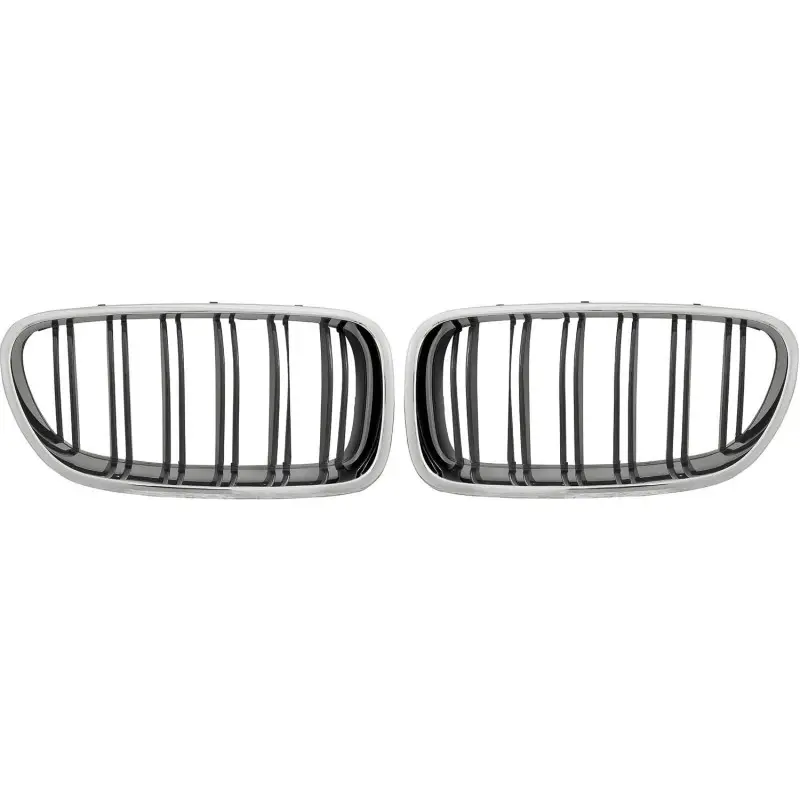 CALANDRE LOOK M5 POUR BMW SERIE 5 F10/11 LCI (13-17) - NOIR/CHROME Dernière Chance