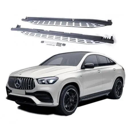 Vente Directe SET DE MARCHE PIEDS COMPLET AVEC ECLAIRAGE LED MERCEDES GLE COUPE C167 (20-24) - COMPLET - OEM LOOK