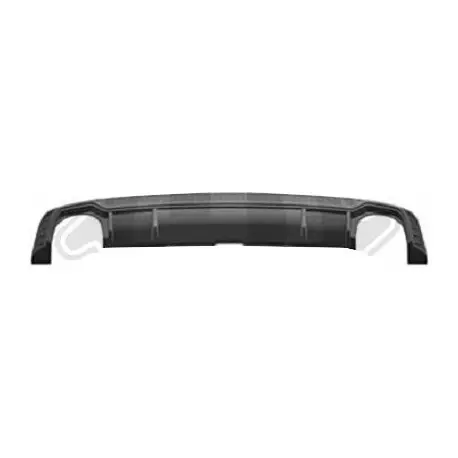 Top Vente DIFFUSEUR ARRIERE LOOK RS5 AUDI A5 8F S-LINE COUPE CABRIO SPORTBACK (16-19) - NOIR BRILLANT