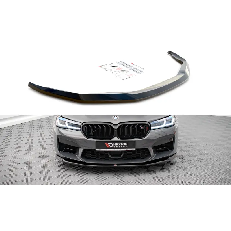 Achat Immédiat LAME DU PARE-CHOCS AVANT V.3 BMW M5 F90 FACELIFT (20-22) - MAXTON DESIGN - FINITION NOIR BRILLANT