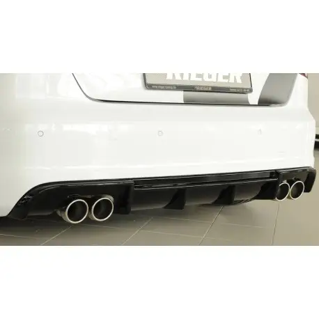 Acheter En Ligne DIFFUSEUR ARRIERE RIEGER AUDI A3 8V 3 PORTES + SPORTBACK S-LINE (13-16) + S3 8V (13-16)- DOUBLE GAUCHE - DROIT - NOIR BRILLANT