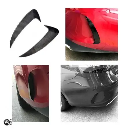 Usine Directe ECOPES LOOK AERO DE PARE-CHOCS ARRIERES CARBONE POUR MERCEDES CLASSE E COUPE - CABRIO -C238 / A238 (16-21) AVEC PACK AMG