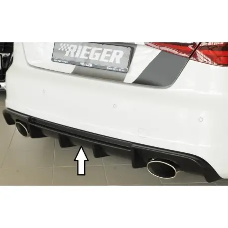 Acheter Direct DIFFUSEUR ARRIERE RIEGER AUDI A3 8V 3 PORTES + SPORTBACK S-LINE (13-16) - LOOK RS3 - GAUCHE - DROIT - NOIT MAT A PEINDRE