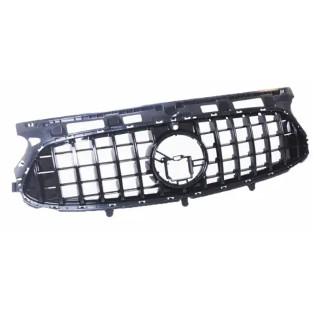 Affaire À Saisir GRILLE DE CALANDRE LOOK GT - GTR PANAMERICANA POUR MERCEDES CLASSE GLA H247 (20-23) - FULL NOIR - POUR PACK AMG