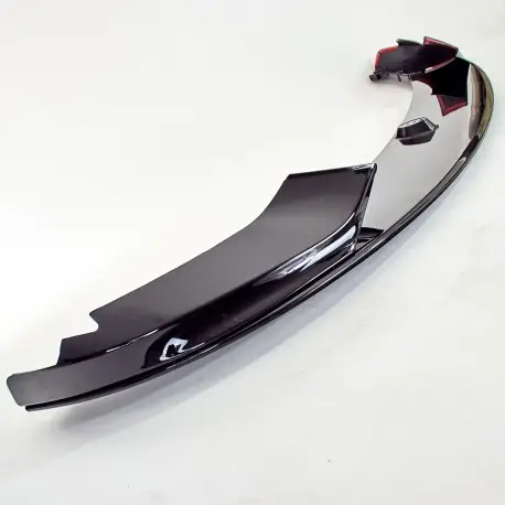 Dernière Chance LAME M-PERFORMANCE DE PARE-CHOCS AVANT POUR BMW SERIE 4 F32 F33 F36 (14-20) - AVEC PACK M - NOIR BRILLANTE
