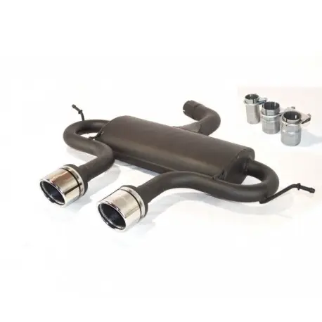 ECHAPPEMENT LOOK R400 VW GOLF 7.5 FACELIFT -(17-20) - 2 X 100MM - ACIER -HOMOLOGATION EUROPÉENNE Meilleur Prix