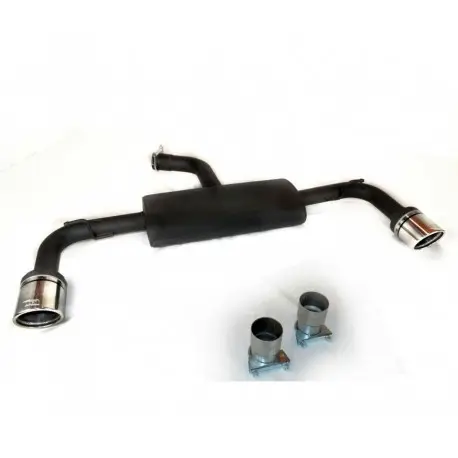 Prix Cassé ECHAPPEMENT LOOK GTI VW GOLF 7.5 FACELIFT -(17-20) - 2 X 100MM - ACIER -HOMOLOGATION EUROPÉENNE