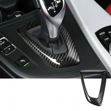 Meilleure Vente CONTOUR DE POMMEAU DE VITESSE CARBONE POUR BMW SERIE 1 - 2 - 3 - 4 - VOIR MODELE EN PHOTO