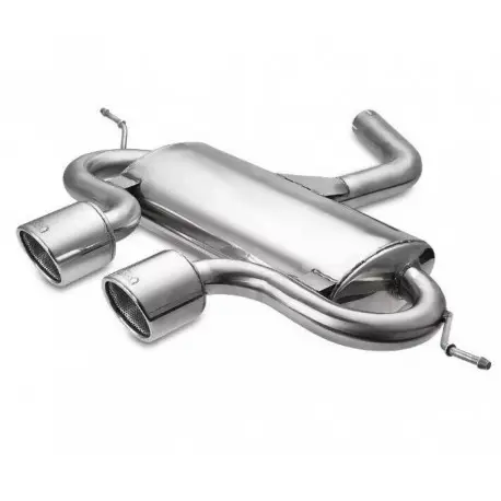 ECHAPPEMENT LOOK R32 VW GOLF 5 (03-08) - INOX - 2 X 100MM - HOMOLOGATION EUROPÉENNE Livraison Express