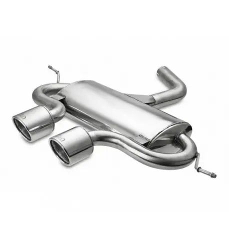 Affaire À Saisir ECHAPPEMENT LOOK R32 VW SCIROCCO (08-17) - 2X100MM - INOX - HOMOLOGATION EUROPÉENNE