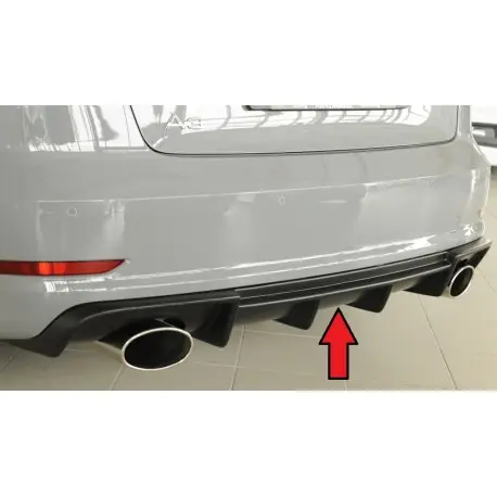 Achat Immédiat DIFFUSEUR ARRIERE RIEGER AUDI A3 8V BERLINE + CABRIOLET S-LINE (13-16) - AUSSI POUR S3 - LOOK RS3 GAUCHE - DROIT - NOIR MAT
