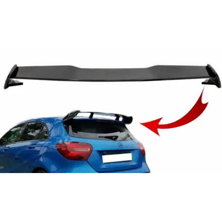 Acheter Direct SPOILER DE TOIT LOOK AMG MERCEDES CLASSE A W176 (12-18) - NOIR BRILLANT